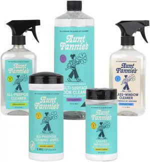 Whole Home Cleaning Bundle: All Purpose Spray, Floor Cleaner, Glass & Window Cleaner, Multi-Surface Wipes, Carpet Refresher Whole Home Cleaning Bundle: All Purpose Spray, Floor Cleaner, Glass & Window Cleaner, Multi-Surface Wipes, Carpet Refresher