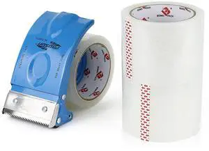 3 Inch Wide Packing Tape with Dispenser,2.4 Mil x 55 Yards Heavy Duty Packaging Tape Refill for Shipping,Industrial Grade,Urtal Strong Boxing Tape for Moving,Mailing and Storages (Clear) 3 Inch Wide Packing Tape with Dispenser,2.4 Mil x 55 Yards Heavy Duty Packaging Tape Refill for Shipping,Industrial Grade,Urtal Strong Boxing Tape for Moving,Mailing and Storages (Clear)