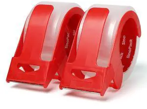 Clear Packaging Tape with Dispenser 2Pack 1.88Inches X 55Yds Clear Packing Tape for Shipping and Moving, Strong Sealing on All Box Types SinoPack Clear Packaging Tape with Dispenser 2Pack 1.88Inches X 55Yds Clear Packing Tape for Shipping and Moving, Strong Sealing on All Box Types SinoPack
