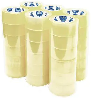 2.0 Mil Premium Packing Tape 3 inch x 110 Yards (24 Rolls) - Clear Shipping Packaging Tape, Strong Adhesive Box Tape for Moving, Sealing Packages & Shipping Boxes 2.0 Mil Premium Packing Tape 3 inch x 110 Yards (24 Rolls) - Clear Shipping Packaging Tape, Strong Adhesive Box Tape for Moving, Sealing Packages & Shipping Boxes