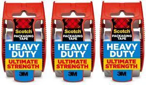 Heavy Duty Shipping Packaging Tape, 2 x 800 - Clear (3 Tapes) (1, Clear) Heavy Duty Shipping Packaging Tape, 2 x 800 - Clear (3 Tapes) (1, Clear)