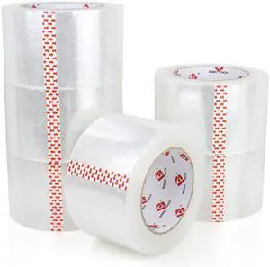3" Heavy Duty Packing Tape - 3 inch x 110 Yards, 2.4 mil Thick, Clear 3 Inch Wide Package Tape 6 Rolls, Total 660Y for Shipping, Mailing, Moving & Storage 3" Heavy Duty Packing Tape - 3 inch x 110 Yards, 2.4 mil Thick, Clear 3 Inch Wide Package Tape 6 Rolls, Total 660Y for Shipping, Mailing, Moving & Storage