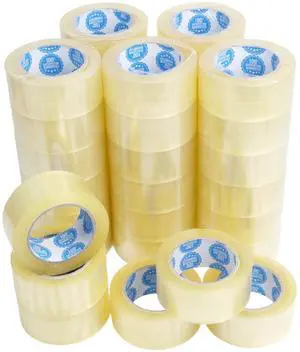 Clear Packing Tape 36 Rolls (2.0 Mil, 2 Inch x 55 Yards) Heavy Duty Shipping & Moving Tape Strong Adhesive Box Sealing Tape for Packing, Storage & Office Clear Packing Tape 36 Rolls (2.0 Mil, 2 Inch x 55 Yards) Heavy Duty Shipping & Moving Tape Strong Adhesive Box Sealing Tape for Packing, Storage & Office