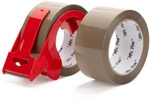 Brown Packing Tape with Dispenser, 2 Inch x 60 Yards x 2.6 mil Brown Packing Tape with Dispenser, 2 Inch x 60 Yards x 2.6 mil
