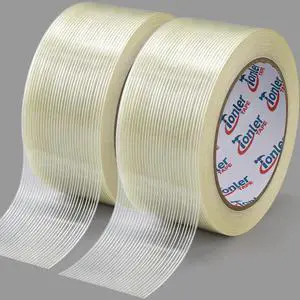 Heavy Duty Filament Strapping Tape 2 Rolls 2 x 35 Yds, Waterproof Weatherproof Strong Adhesive Tape for Shipping, Pallet Securing and Industrial Bundling Heavy Duty Filament Strapping Tape 2 Rolls 2 x 35 Yds, Waterproof Weatherproof Strong Adhesive Tape for Shipping, Pallet Securing and Industrial Bundling