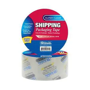 Super Clear Heavy Duty Packing Tape 1.88" x 54.6 Yards, Shipping Mailing Moving Sealing Tapes, 1-Unit Super Clear Heavy Duty Packing Tape 1.88" x 54.6 Yards, Shipping Mailing Moving Sealing Tapes, 1-Unit