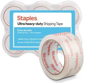 Ultra HeavyDuty Packing Tape, 1.88 x 54.6 Yards, Clear 6/Roll Pack Ultra HeavyDuty Packing Tape, 1.88 x 54.6 Yards, Clear 6/Roll Pack