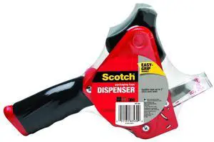 Packaging Tape Dispenser Holds up to 2" Wide (ST-181) Red, Metal, Plastic Packaging Tape Dispenser Holds up to 2" Wide (ST-181) Red, Metal, Plastic