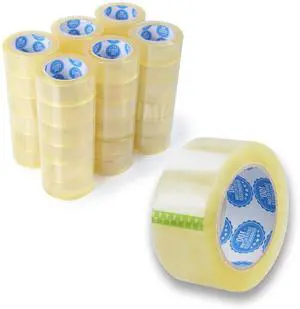 2.0 Mil Clear Packing Tape 36 Rolls (2 Inch x 110 Yards) Shipping Tape for Boxes, Moving, Storage & Warehouse Use 2.0 Mil Clear Packing Tape 36 Rolls (2 Inch x 110 Yards) Shipping Tape for Boxes, Moving, Storage & Warehouse Use