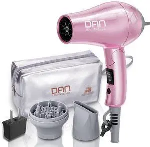 Travel Hair Dryer,Dual Voltage HairDryer,Mini Blow Dryer with Concentrator,Small Hair Dryer with Diffuser,European hairdryer with European Plug,Pink Blow Dryer for Women Travel Hair Dryer,Dual Voltage HairDryer,Mini Blow Dryer with Concentrator,Small Hair Dryer with Diffuser,European hairdryer with European Plug,Pink Blow Dryer for Women