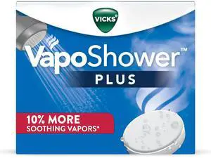 ,VapoShower Plus, Shower Steamers, Eucalyptus Shower Steamer & Menthol Scent, Clean Dissolving Vapor Shower Tablets, Aromatherapy Shower Steamer & Shower Bombs, 12 count ,VapoShower Plus, Shower Steamers, Eucalyptus Shower Steamer & Menthol Scent, Clean Dissolving Vapor Shower Tablets, Aromatherapy Shower Steamer & Shower Bombs, 12 count
