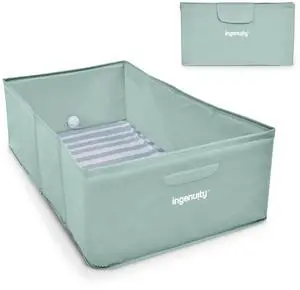 Tuckaway Toddler Folding Tub, Converts Shower to Tub, Folds to Store, Easy to Clean, No Assembly Required, Portable Baby Bathtub for Travel, 12M-5Y, Green Tuckaway Toddler Folding Tub, Converts Shower to Tub, Folds to Store, Easy to Clean, No Assembly Required, Portable Baby Bathtub for Travel, 12M-5Y, Green
