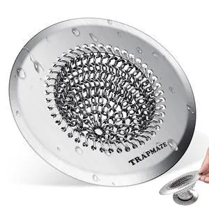 Shower Drain Hair Catcher, 4.4" Easy Clean Bathtub Drain Hair Catcher, Anti-Slip Bath Tub Drain Protector, Upgraded 304 Stainless Steel Shower Sink Drain Cover for Bathroom (Patented Product) Shower Drain Hair Catcher, 4.4" Easy Clean Bathtub Drain Hair Catcher, Anti-Slip Bath Tub Drain Protector, Upgraded 304 Stainless Steel Shower Sink Drain Cover for Bathroom (Patented Product)