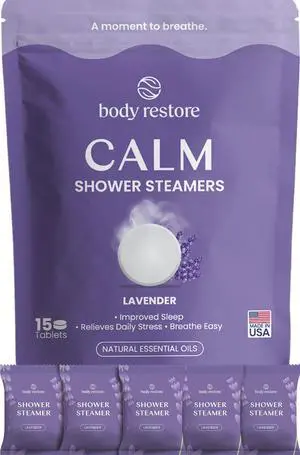 Shower Steamers Aromatherapy 15 Pack Fathers Day Gift for Dad, Luxury Spa Gifts for Men, Relaxation Stress Relief Self Care Premium Lavender Essential Oil Tablets Shower Steamers Aromatherapy 15 Pack Fathers Day Gift for Dad, Luxury Spa Gifts for Men, Relaxation Stress Relief Self Care Premium Lavender Essential Oil Tablets