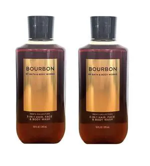For Men Bourbon 3-in-1 Hair, Face & Body Wash - Value Pack lot of 2 - Full Size (Freshwater) For Men Bourbon 3-in-1 Hair, Face & Body Wash - Value Pack lot of 2 - Full Size (Freshwater)