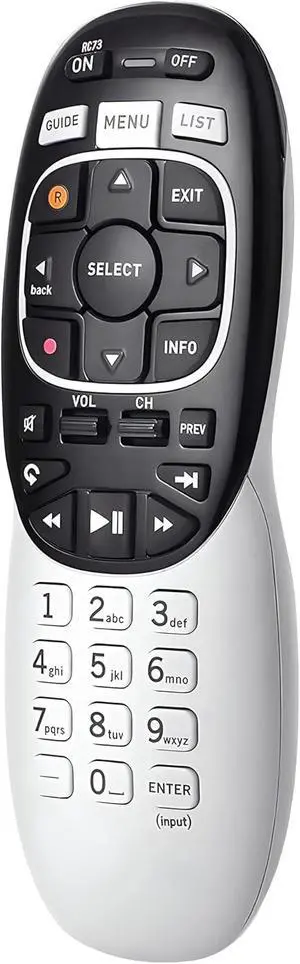 New RC73 Universal IR Replacement Remote Control Compatible with DIRECTV HR54 C61 Mode Replaces RC72 RC71 New RC73 Universal IR Replacement Remote Control Compatible with DIRECTV HR54 C61 Mode Replaces RC72 RC71