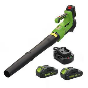 Cordless Leaf Blower, 6-Variable Speed, 550CFM & 130MPH, Electric Leaf Blower with 2 x 2Ah Battery & Charger, Battery Powered Leaf Blowers for Lawn Care, Yard, Garden, Driveway, Sidewalk, Patio Cordless Leaf Blower, 6-Variable Speed, 550CFM & 130MPH, Electric Leaf Blower with 2 x 2Ah Battery & Charger, Battery Powered Leaf Blowers for Lawn Care, Yard, Garden, Driveway, Sidewalk, Patio