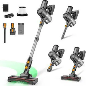 Cordless Vacuum Cleaner,40 Mins Runtime Lightweight Stick Vacuum Cordless,Self-Standing,Powerful Suction, Anti-Tangle Brush,Rechargeable Battery Vacuum for Carpet,Pet Hair,Hardwood Floor. Cordless Vacuum Cleaner,40 Mins Runtime Lightweight Stick Vacuum Cordless,Self-Standing,Powerful Suction, Anti-Tangle Brush,Rechargeable Battery Vacuum for Carpet,Pet Hair,Hardwood Floor.
