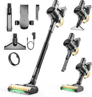 Cordless Vacuum Cleaners for Home, G26 Vacuum Cleaner, 45KPA Powerful Suction, Up to 60 Minutes, Tangle-Resistant, Rechargeable Stick Vac with Wall Mount for Pet Hair, Hardwood Floors Cordless Vacuum Cleaners for Home, G26 Vacuum Cleaner, 45KPA Powerful Suction, Up to 60 Minutes, Tangle-Resistant, Rechargeable Stick Vac with Wall Mount for Pet Hair, Hardwood Floors