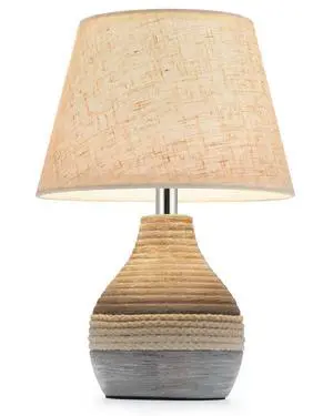 10" H Small Rechargeable Cordless Ceramic Table Lamp with Remote, RGB & Warm White Light, Timer & Dimmer, Battery Table Lamp with Linen Shade for Patio, Bedroom, Living Room, Dining Table 10" H Small Rechargeable Cordless Ceramic Table Lamp with Remote, RGB & Warm White Light, Timer & Dimmer, Battery Table Lamp with Linen Shade for Patio, Bedroom, Living Room, Dining Table
