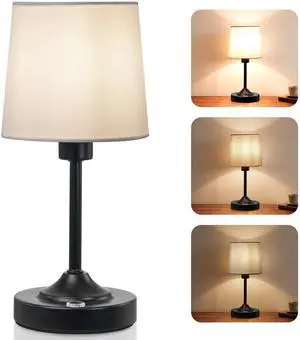 Cordless Table Lamp, Touch Lamps with 3-Level Dimmable Brightness, 5000mAh Rechargeable Bedside Night Light for Nightstand, Bedroom, Living Room, Restaurant (Ink Black) Cordless Table Lamp, Touch Lamps with 3-Level Dimmable Brightness, 5000mAh Rechargeable Bedside Night Light for Nightstand, Bedroom, Living Room, Restaurant (Ink Black)