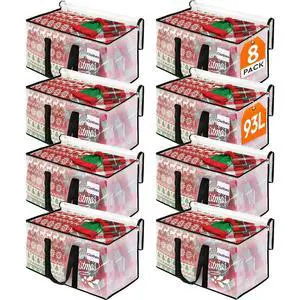 Moving Bags, 93L 8-Pack Storage Bags, Moving Box Heavy Duty Extra Large, Moving Totes with Zipper, Reinforced Handles & Tag Pocket, Boxes for Packaging Moving Moving Bags, 93L 8-Pack Storage Bags, Moving Box Heavy Duty Extra Large, Moving Totes with Zipper, Reinforced Handles & Tag Pocket, Boxes for Packaging Moving
