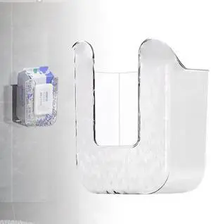Kitchen Wipes Storage, Flushable Wipes Holder for Bathroom, Wall-Mounted Tissue Box, Non-Slip Flushable Wipes Holder, Wipe Container, Wipes Dispenser for Kitchen Bedroom Bathroom, White Kitchen Wipes Storage, Flushable Wipes Holder for Bathroom, Wall-Mounted Tissue Box, Non-Slip Flushable Wipes Holder, Wipe Container, Wipes Dispenser for Kitchen Bedroom Bathroom, White