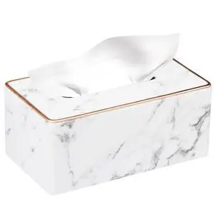 Leather Tissue Box Cover Rectangle,Stylish Tissues Box Holder Modern Rectangular Facial Paper Towels Organizer/Dispenser Decor Tissue Cover for Bathroom NightStand Coffee Table Home Office Desk,Marble Leather Tissue Box Cover Rectangle,Stylish Tissues Box Holder Modern Rectangular Facial Paper Towels Organizer/Dispenser Decor Tissue Cover for Bathroom NightStand Coffee Table Home Office Desk,Marble