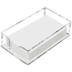 Acrylic Guest Towel Napkin Holder, Clear Bathroom Paper Hand Towels Storage Tray, Disposable Paper Towel Holder for Bathroom, Kitchen, Parties, Weddings, and Various Events 8.5x4.9x2.4 inches Acrylic Guest Towel Napkin Holder, Clear Bathroom Paper Hand Towels Storage Tray, Disposable Paper Towel Holder for Bathroom, Kitchen, Parties, Weddings, and Various Events 8.5x4.9x2.4 inches