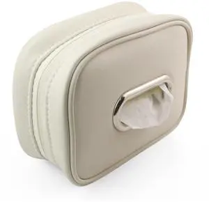 Car Tissue Holder, Tissue Box Cover Keep Car Tidy, Premium PU Leather Backseat Napkin Rectangle Organizer, Extra Large Tissue Box Storage in Car Fits for 6.6 * 4.7 * 2.3 Regular Size Tissues, White Car Tissue Holder, Tissue Box Cover Keep Car Tidy, Premium PU Leather Backseat Napkin Rectangle Organizer, Extra Large Tissue Box Storage in Car Fits for 6.6 * 4.7 * 2.3 Regular Size Tissues, White