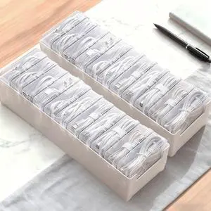 2 Pcs 11 Box Cable Organizer Storage Box, Desktop Cable Management with Switch, Power Cord Organizer for Office,Home,Desk Accessories Storage Stationery Supplies and AccessoriesClear 2 Pcs 11 Box Cable Organizer Storage Box, Desktop Cable Management with Switch, Power Cord Organizer for Office,Home,Desk Accessories Storage Stationery Supplies and AccessoriesClear