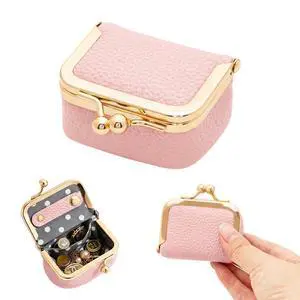 Genuine Leather Mini Jewelry Box Portable Vintage-Inspired Leather Small Coin Purse Jewelry Organizer Case Mini Travel Ring Box with Kiss Lock for Women Earring Ring Necklace Genuine Leather Mini Jewelry Box Portable Vintage-Inspired Leather Small Coin Purse Jewelry Organizer Case Mini Travel Ring Box with Kiss Lock for Women Earring Ring Necklace