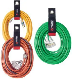 Easy Hang Extension Cord Holder Organizer Variety Pack | Holds 60-100lbs, Heavy Duty Straps Fit Easily on Hooks or Nails | Perfect for Garage Organization | 3-pk 10", 14" and 18", Black Easy Hang Extension Cord Holder Organizer Variety Pack | Holds 60-100lbs, Heavy Duty Straps Fit Easily on Hooks or Nails | Perfect for Garage Organization | 3-pk 10", 14" and 18", Black