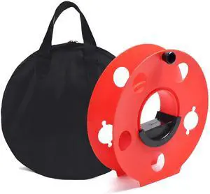 Heavy Duty Impact Resistant Plastic Extension Cord Storage Reel With Bag 1 Pack Durable & Safe, Lightweight & Portable, Ideal for Outdoor Projects & DIY Maintenance 100 Feet RED Heavy Duty Impact Resistant Plastic Extension Cord Storage Reel With Bag 1 Pack Durable & Safe, Lightweight & Portable, Ideal for Outdoor Projects & DIY Maintenance 100 Feet RED
