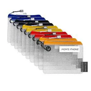 USB Cable Organizer Pouches, Color Coded Travel Cable Management Bags, 10 Pack USB Cable Organizer Pouches, Color Coded Travel Cable Management Bags, 10 Pack