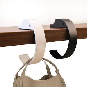 Bag Hook Heavy Sturdy Purse Hook for Table & Holds 80 lbs Purse Holder for Table Portable Purse Hanger for Table 2pcs Black and White Bag Hook Heavy Sturdy Purse Hook for Table & Holds 80 lbs Purse Holder for Table Portable Purse Hanger for Table 2pcs Black and White
