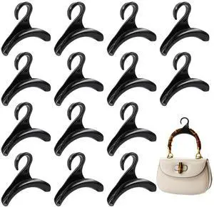 14Pcs Handbag Hangers Acrylic Handbag Hooks Purse Hanger Organizer Storage for Closet Organizer Storage Purses Tote Bag Backpacks Handbags Satchels (Black) 14Pcs Handbag Hangers Acrylic Handbag Hooks Purse Hanger Organizer Storage for Closet Organizer Storage Purses Tote Bag Backpacks Handbags Satchels (Black)