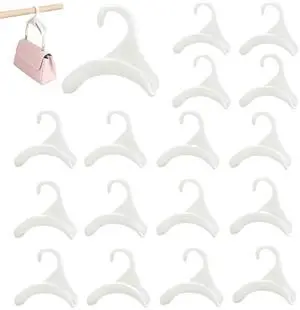 16 Pcs Purse Hanger Hook Acrylic White Bag Organizer Tote Hanger Closet Organizer Storage for Storing Tie Handbags Belt Tote Bag Satchels(White) 16 Pcs Purse Hanger Hook Acrylic White Bag Organizer Tote Hanger Closet Organizer Storage for Storing Tie Handbags Belt Tote Bag Satchels(White)