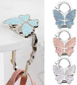 Foldable Purse Hook for Table - Portable Bag Holder,Folding Handbag Hanger Various Heavy Items Desk Hook (A) Foldable Purse Hook for Table - Portable Bag Holder,Folding Handbag Hanger Various Heavy Items Desk Hook (A)