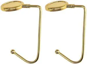 Purse Hook for Table - Set of 2 Purse Holder - Handbag Hanger - Portable Bag Holder - Bag Hooks for Desk - Table Hook Gold Purse Hook for Table - Set of 2 Purse Holder - Handbag Hanger - Portable Bag Holder - Bag Hooks for Desk - Table Hook Gold