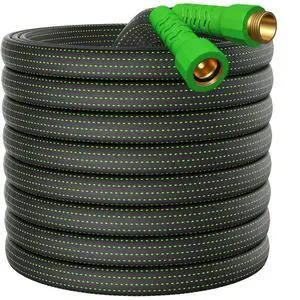 10FT Lightweight Garden Hose,Durable and Flexible Water Hose Non-Kink,Non-Slip Swivel Handles,All-Weather Leader Hose for Boats, RV,Marine Washdown,Lawn,Garden,Leakproof (GreenBlack, 10 Ft) 10FT Lightweight Garden Hose,Durable and Flexible Water Hose Non-Kink,Non-Slip Swivel Handles,All-Weather Leader Hose for Boats, RV,Marine Washdown,Lawn,Garden,Leakproof (GreenBlack, 10 Ft)