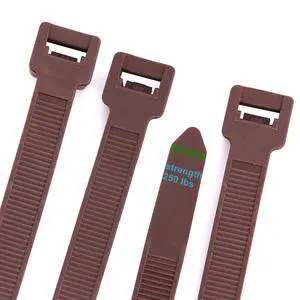 Cable Ties 24 Inch, Brown Zip Ties 25 Pieces, Thick 0.47 inch 250 Pounds Strength, Heavy Duty Outdoor Plastic Ties for Indoor Plants, Garden, Home (24inch, Brown Color, 25 pcs) Cable Ties 24 Inch, Brown Zip Ties 25 Pieces, Thick 0.47 inch 250 Pounds Strength, Heavy Duty Outdoor Plastic Ties for Indoor Plants, Garden, Home (24inch, Brown Color, 25 pcs)
