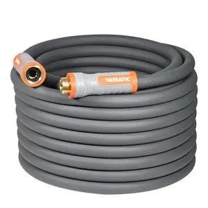 Heavy Duty Garden Hose 5/8 in x 60 ft with Swivel Handle, Super Flexible Water Hose, All-weather, Lightweight, Burst 600 PSI, Gray Heavy Duty Garden Hose 5/8 in x 60 ft with Swivel Handle, Super Flexible Water Hose, All-weather, Lightweight, Burst 600 PSI, Gray