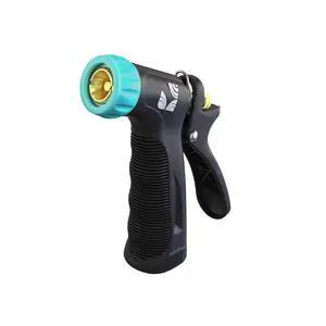 Industrial Hot/Cold Water Jet Hose Nozzle 500012 with Threaded Tip, Rear Trigger and Comfort Grip by New England Garden Tools for Cleaning Kitchens & Work Sites, Watering Plants & Yards, Washing Cars Industrial Hot/Cold Water Jet Hose Nozzle 500012 with Threaded Tip, Rear Trigger and Comfort Grip by New England Garden Tools for Cleaning Kitchens & Work Sites, Watering Plants & Yards, Washing Cars