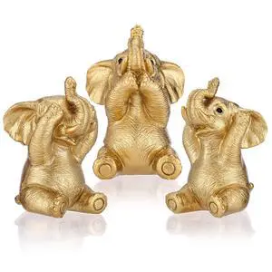 Elephant Statue.Elephant Decor for Women,Mom Gifts.Elephant Figurines Brings Good Luck.Gold Home Decor Modern Style Figurine Decorative Ornaments for Living Room, Bedroom, Office Desktop, Cabinets Elephant Statue.Elephant Decor for Women,Mom Gifts.Elephant Figurines Brings Good Luck.Gold Home Decor Modern Style Figurine Decorative Ornaments for Living Room, Bedroom, Office Desktop, Cabinets