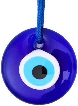 2.3" Turkish Evil Eye Decor Ornament - Evil Eye Wall Hanging - Home Protection Charm Evil Eye Wall Decor - Turkish Nazar Amulet 2.3" Turkish Evil Eye Decor Ornament - Evil Eye Wall Hanging - Home Protection Charm Evil Eye Wall Decor - Turkish Nazar Amulet