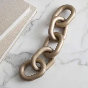 Decorative Wood Chain Link Decor Rustic 5 Link Wooden Chain Ornament Farmhouse Home Decoration Hand Carved Crafts Book Shelf Decor Items for Coffee Table(Champagne,13.78 Inch) Decorative Wood Chain Link Decor Rustic 5 Link Wooden Chain Ornament Farmhouse Home Decoration Hand Carved Crafts Book Shelf Decor Items for Coffee Table(Champagne,13.78 Inch)