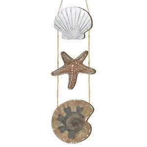 Coastal Decor Door Hanger Wooden Farmhouse Seashell, Starfish and Ammonite Sign, Rustic Nautical Wall Art for Beach Themed Farmhouse Home Porch Office Coastal Decor Door Hanger Wooden Farmhouse Seashell, Starfish and Ammonite Sign, Rustic Nautical Wall Art for Beach Themed Farmhouse Home Porch Office