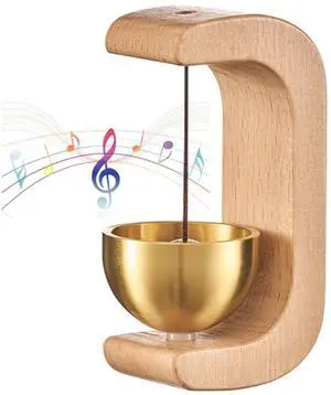 Shopkeepers Bell for Door Opening Magnetic Wood Doorbell with Brass Bell Door Chime for Entrance, Wall, Store, Wardrobe, Fridge Shopkeepers Bell for Door Opening Magnetic Wood Doorbell with Brass Bell Door Chime for Entrance, Wall, Store, Wardrobe, Fridge