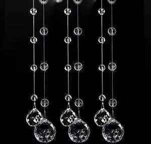 Crystal Beaded String Clear Glass Beads Garland Strands Hanging Wedding Arch Decor Curtain Chandelier Christmas Tree Ornaments Door String Beaded Drapes Decoration Accessories(3.3 Feet 5pcs) Crystal Beaded String Clear Glass Beads Garland Strands Hanging Wedding Arch Decor Curtain Chandelier Christmas Tree Ornaments Door String Beaded Drapes Decoration Accessories(3.3 Feet 5pcs)